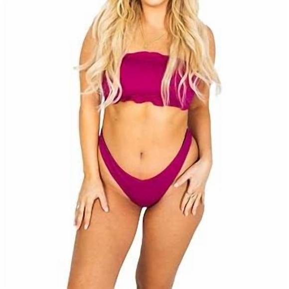 BRISEA SWIM Other - NEW BRISEA SWIM angelina bikini top in sangria